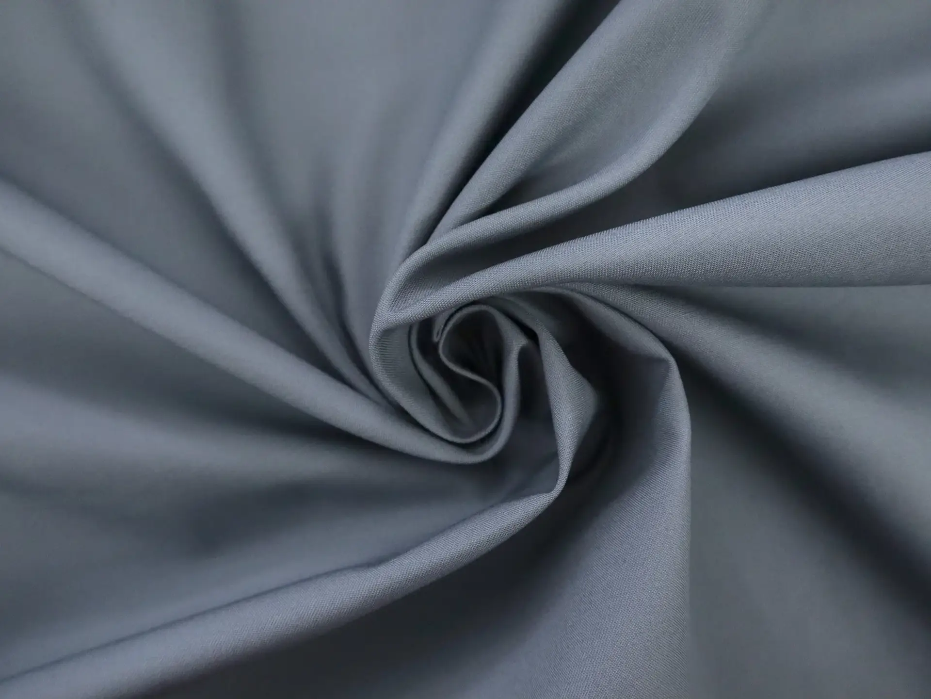 Japanese Combed Cotton Fine Twill in Mineral Blue