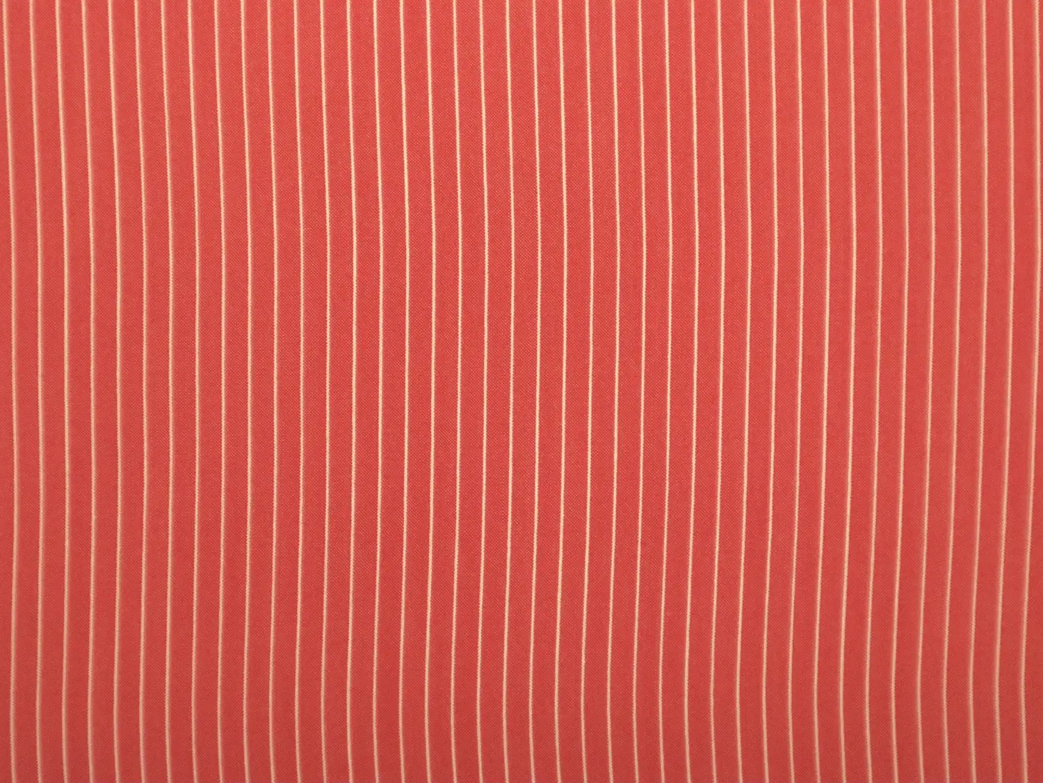 Silk Shirting in Red with White Stripes