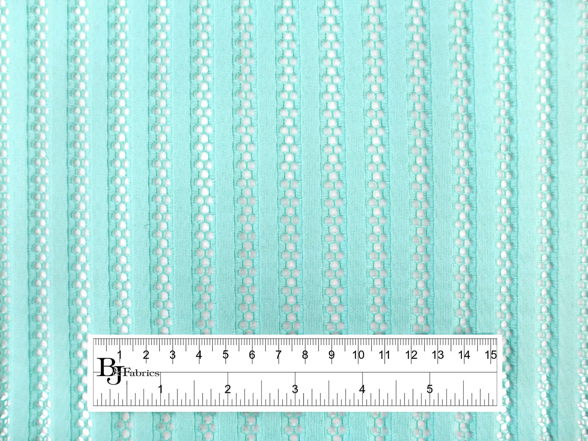 Novelty Striped Net in Mint