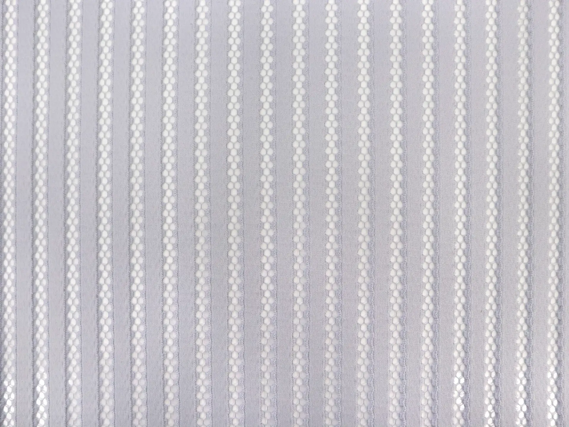 Novelty Striped Net in Grey 