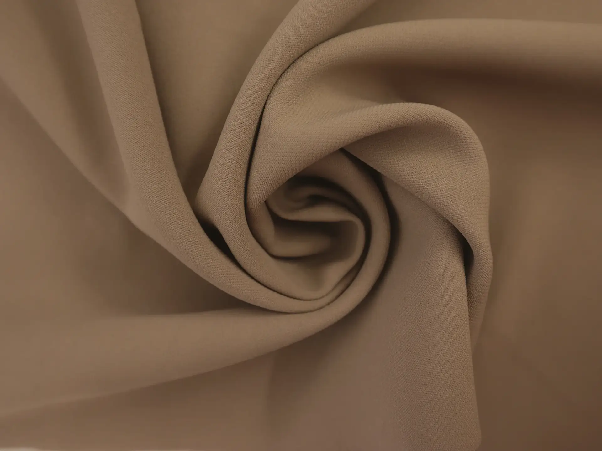 Stretch Barathea Crepe in Taupe
