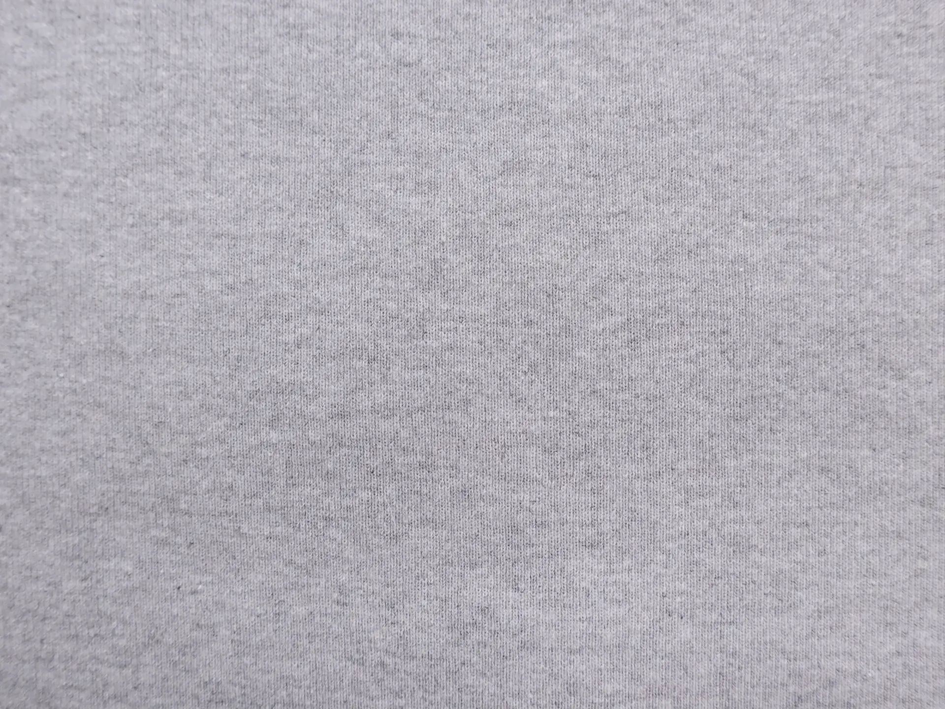 Cotton Rib Knit in Light Heather Grey
