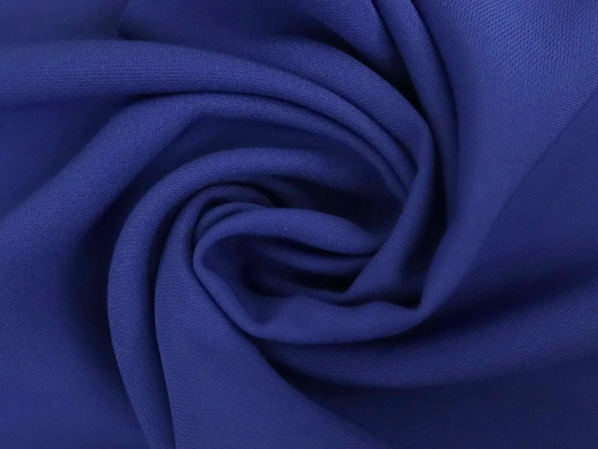 Synthetic Barathea Crepe in Royal Blue