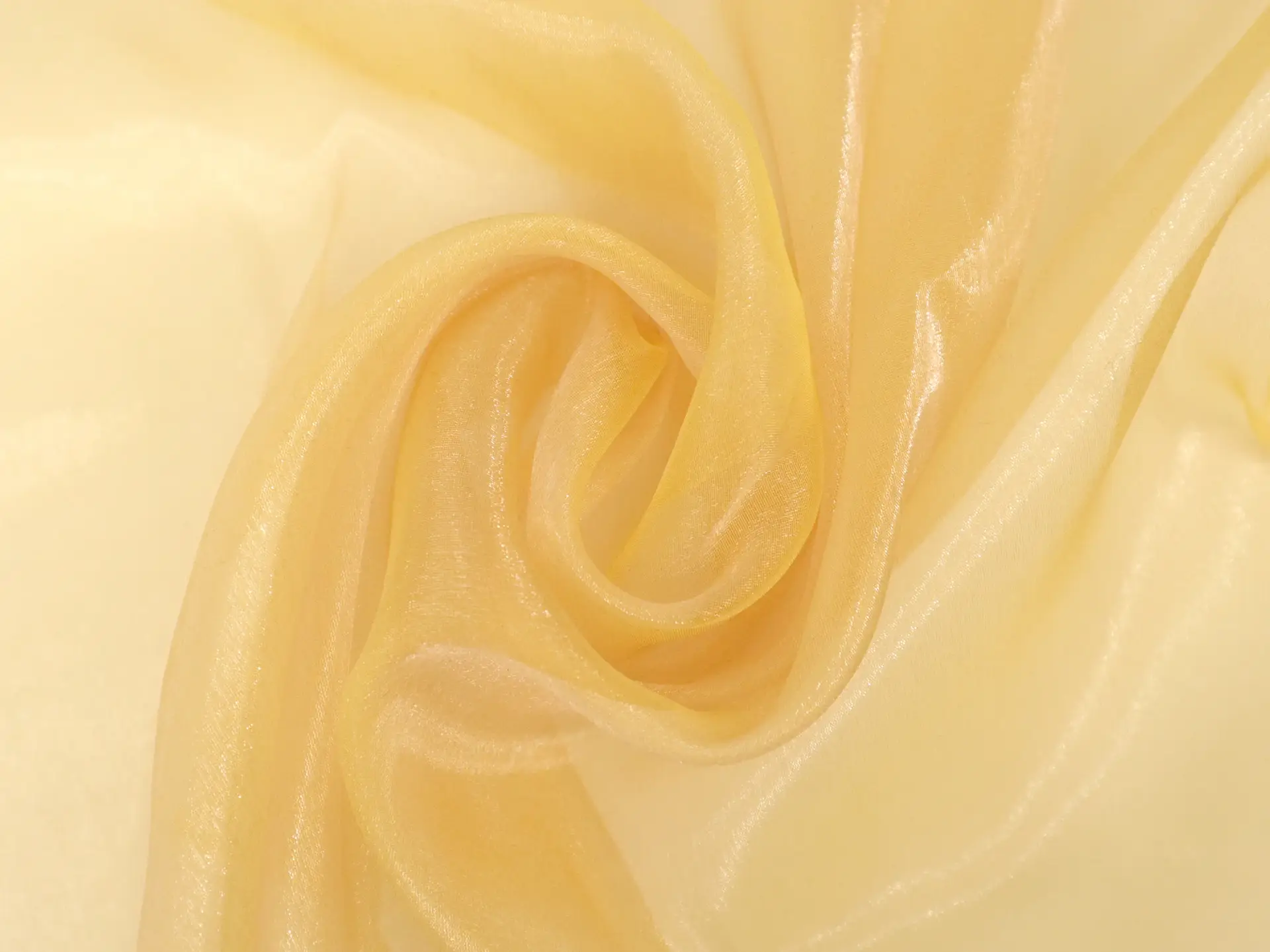 Sparkle Sheer Organza in Goldenrod