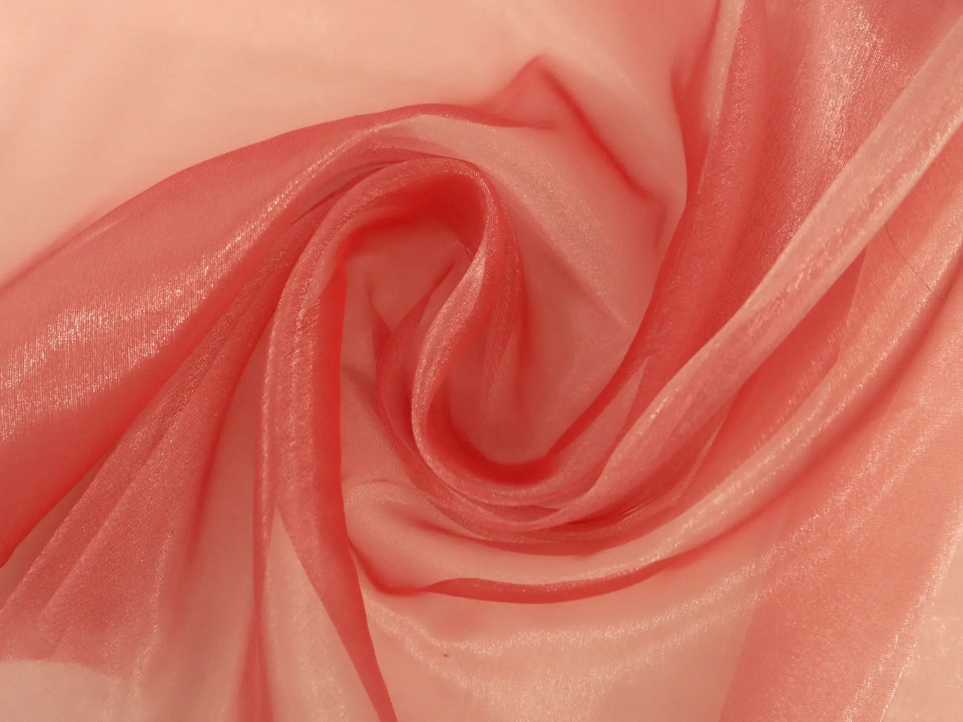 Sparkle Sheer Organza in Red
