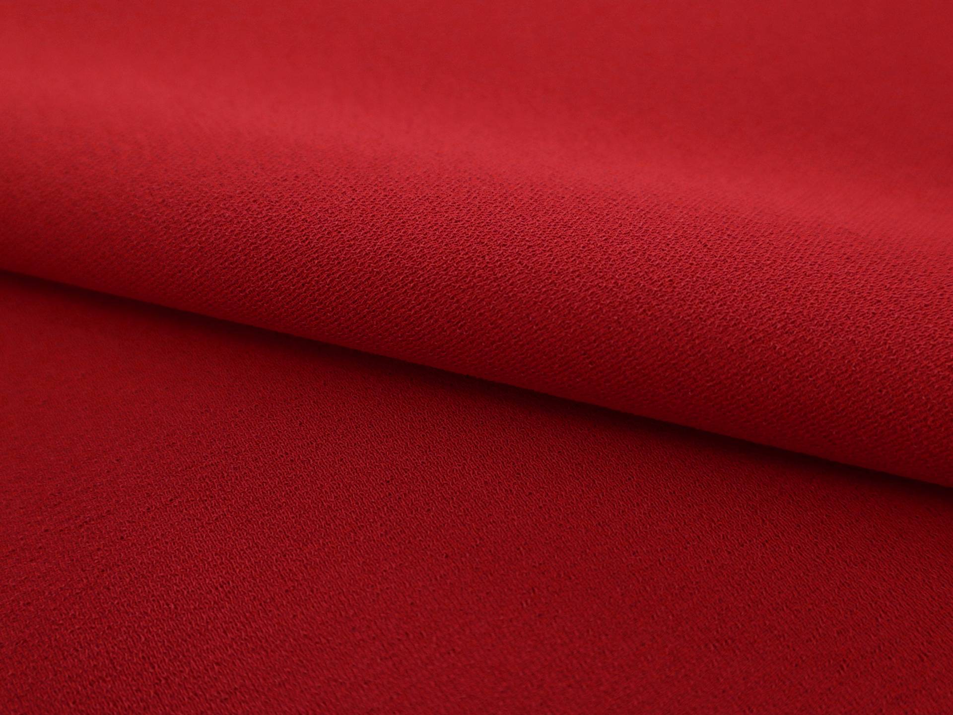 Italian Silk Marocain Crepe in Red