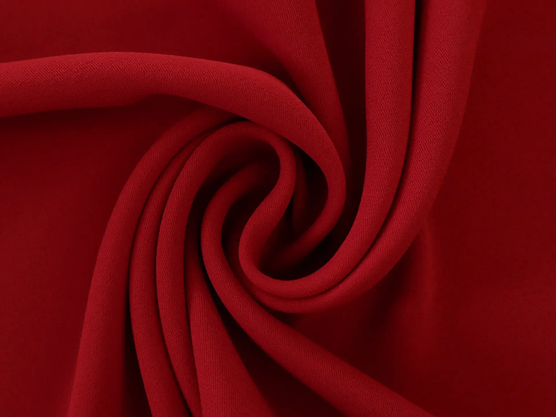 Italian Silk Marocain Crepe in Red