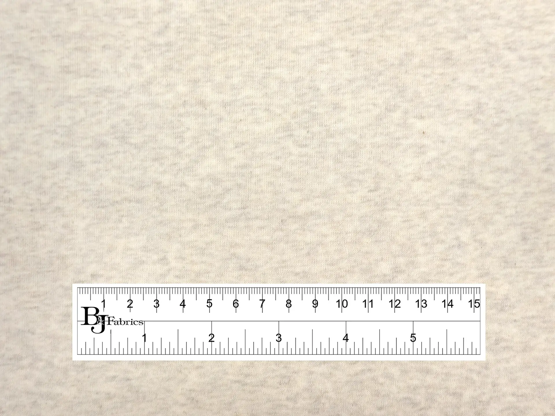 Light Weight Rib Knit in Heathered Ivory