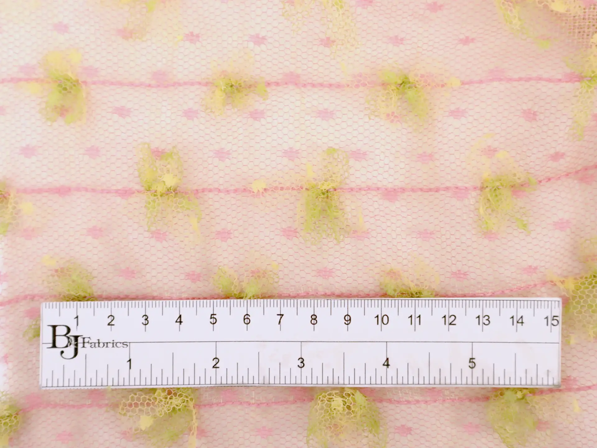 Vintage Novelty Embroidered Point D'Esprit