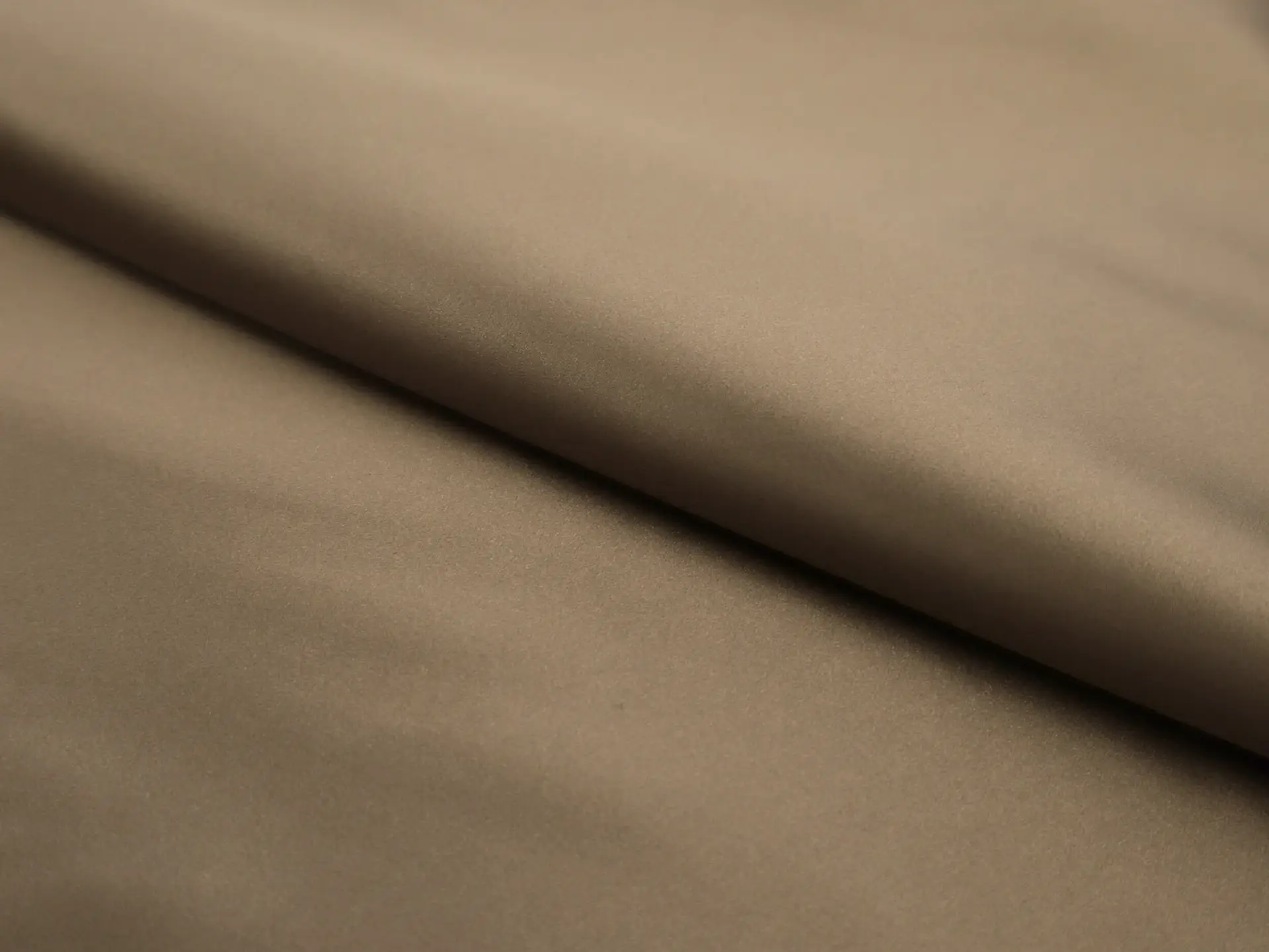 Pure Silk Duchesse Satin in Dark Taupe