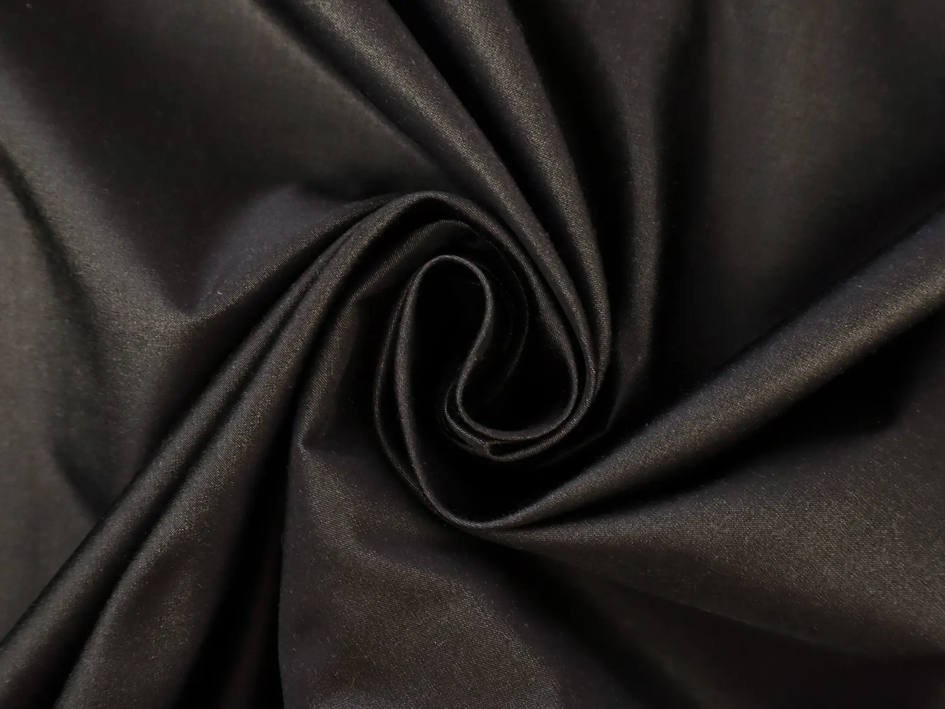 Pure Silk Light Weight Satin in Graphite