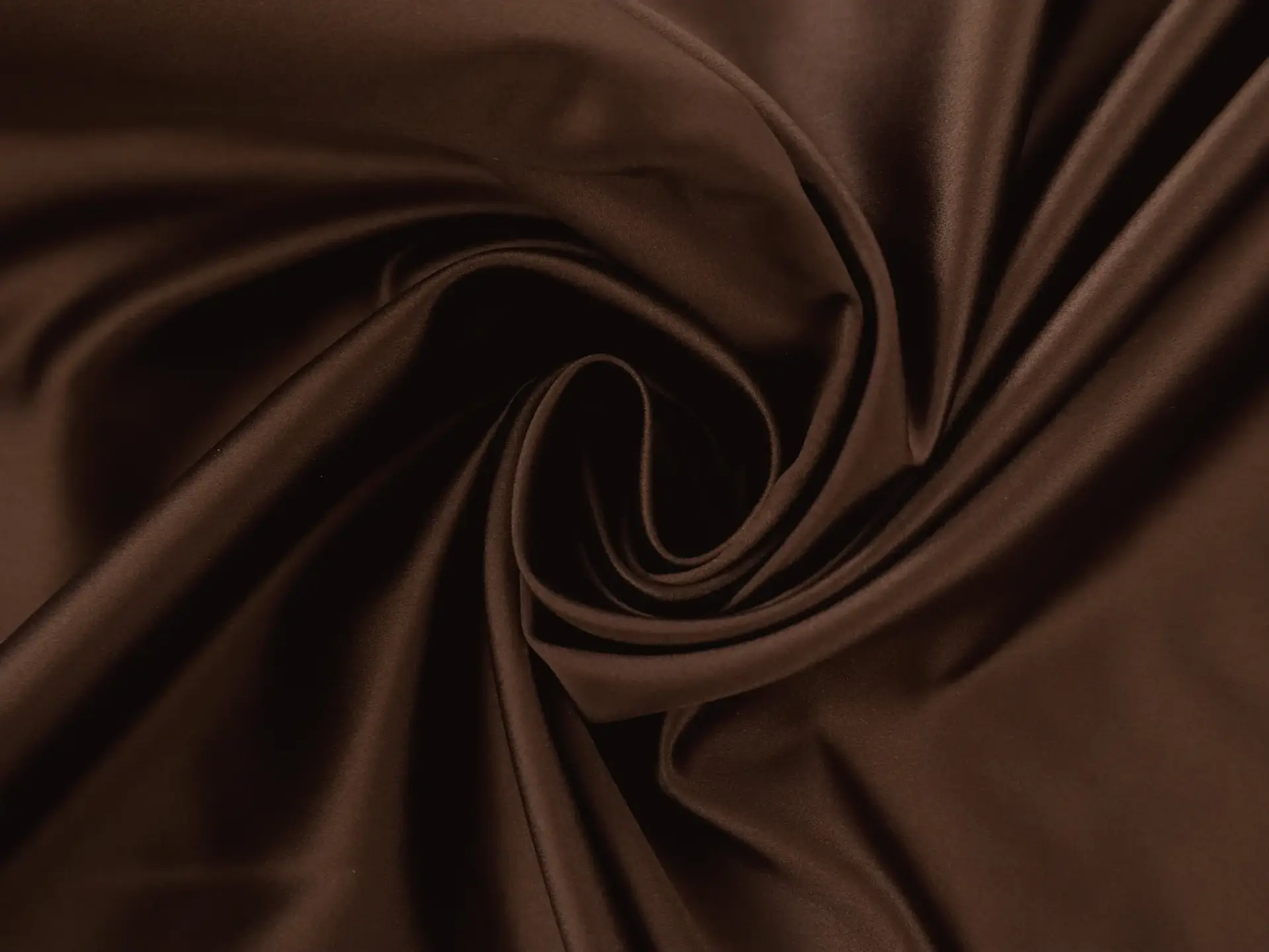 Pure Silk Duchesse Satin in Milk Chocolate