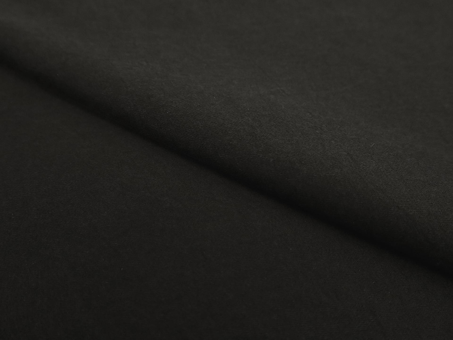 Washed Pure Silk Duchesse Satin in Black