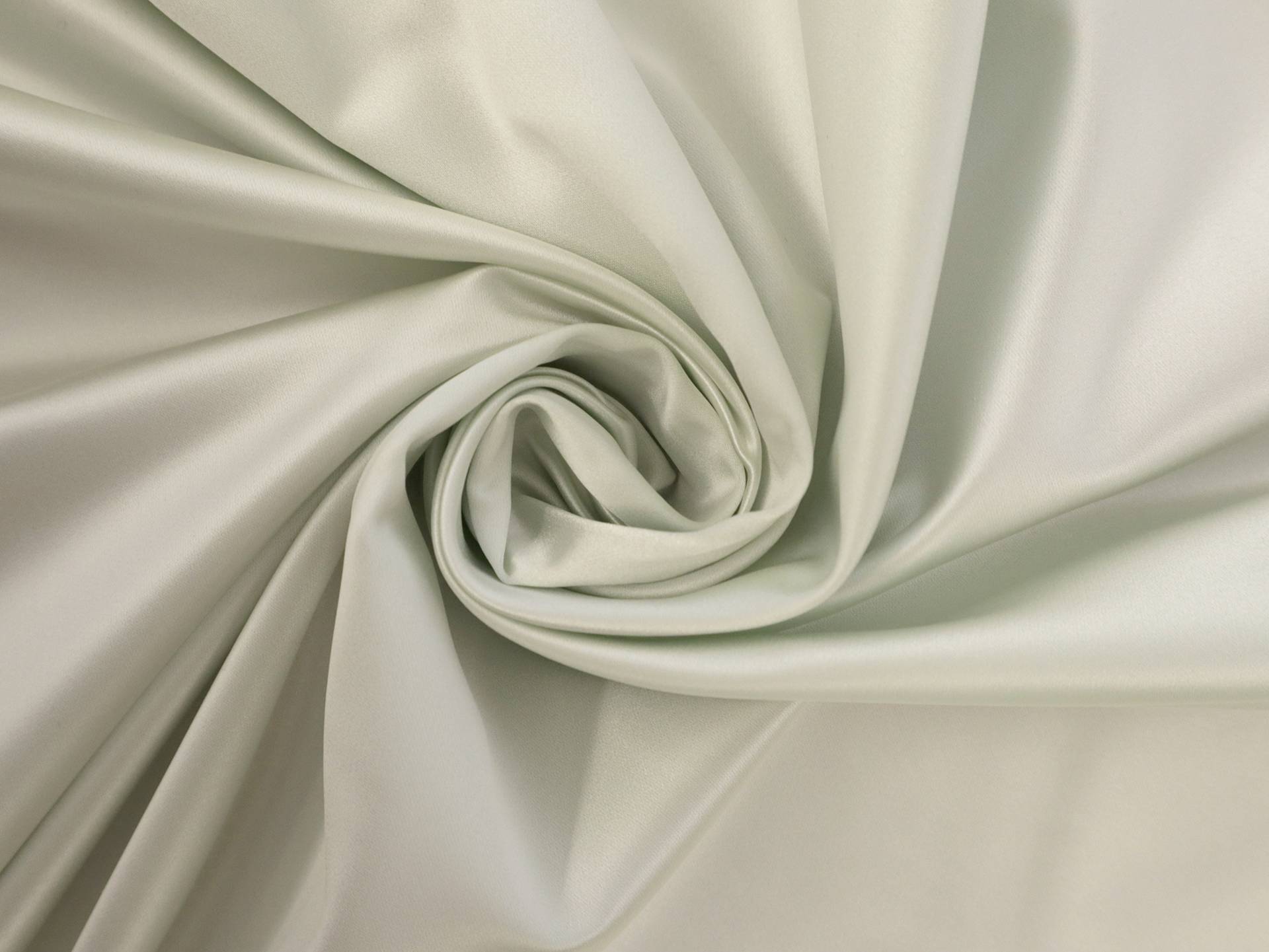 Silk Light Weight Satin in Pale Mint