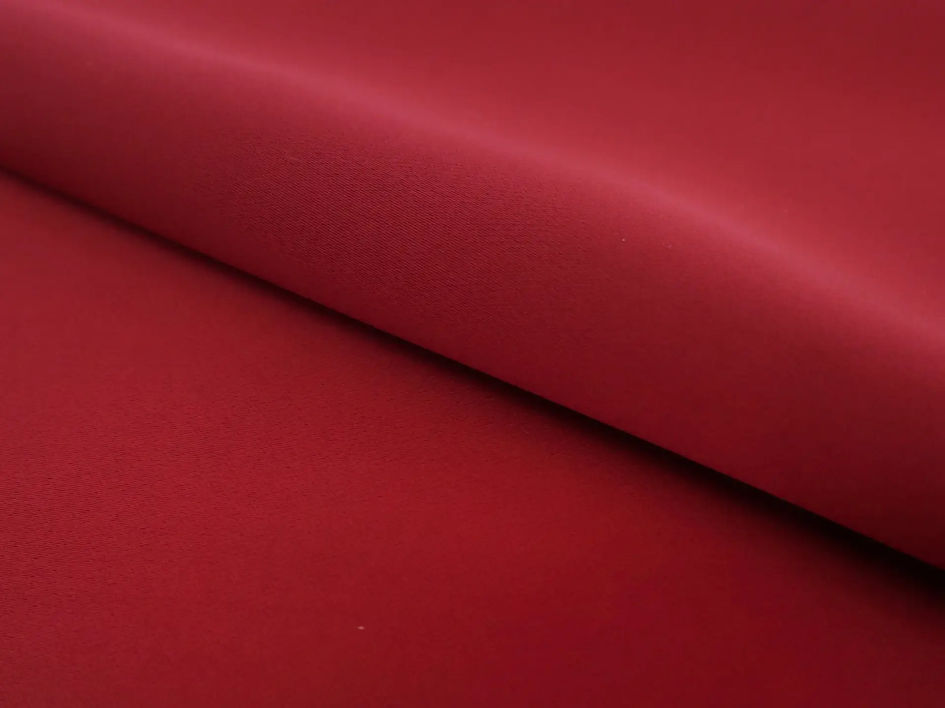 Polyester Double Face Twill Back Satin in Crimson