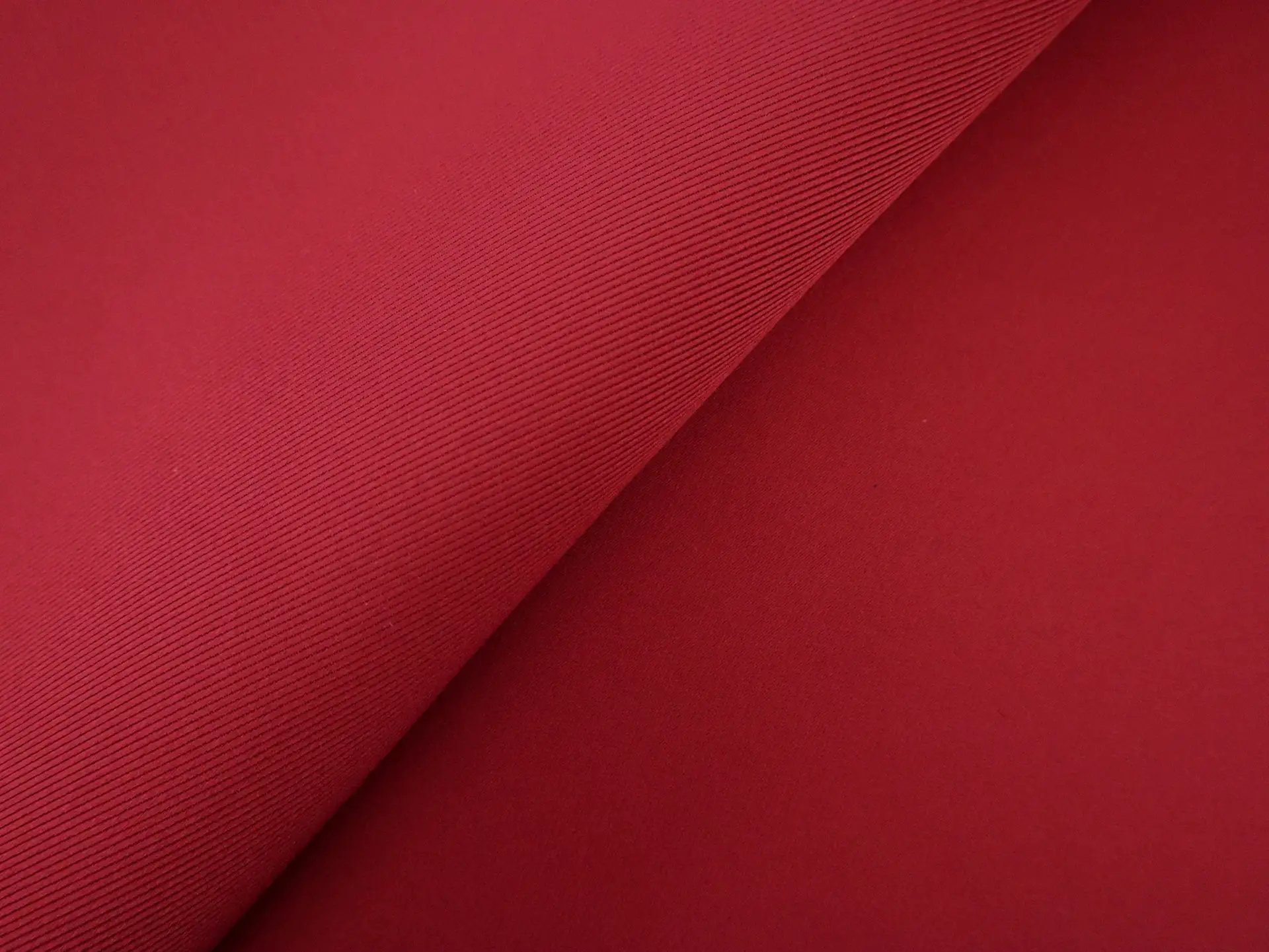 Polyester Double Face Twill Back Satin in Crimson