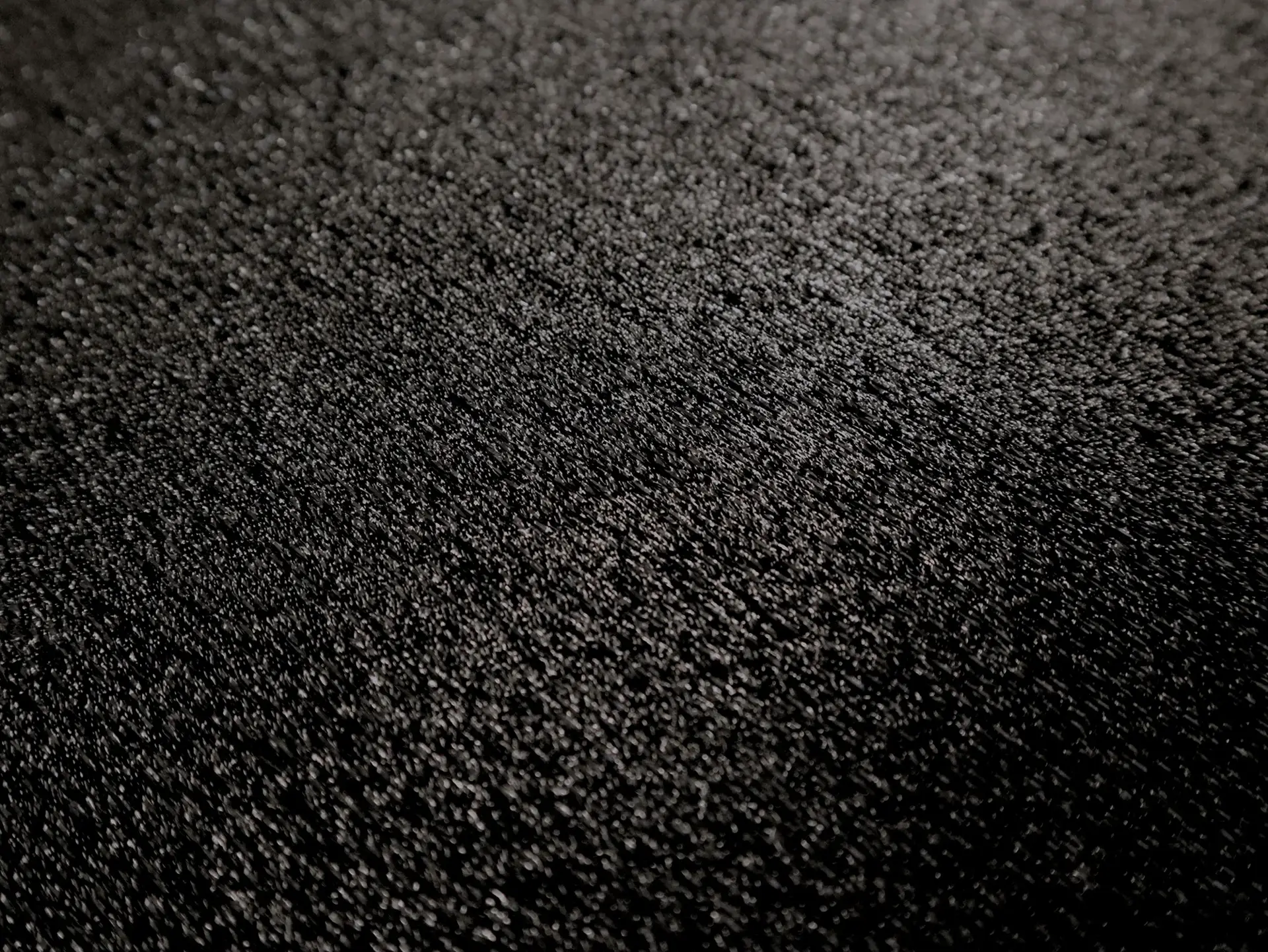 Silk Blend Metallic Crepe in Black