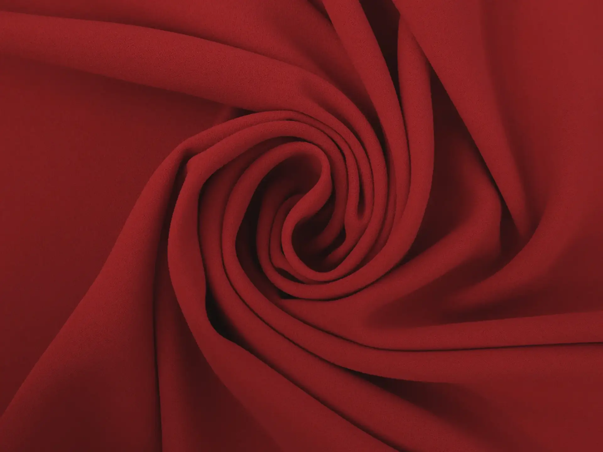 Polyester Crepe in Red