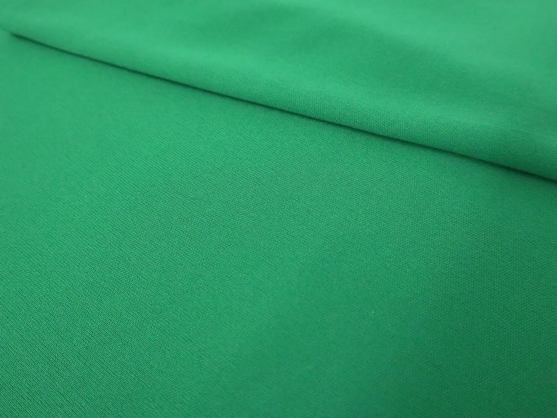 Polyester Knit Lining in Emerald