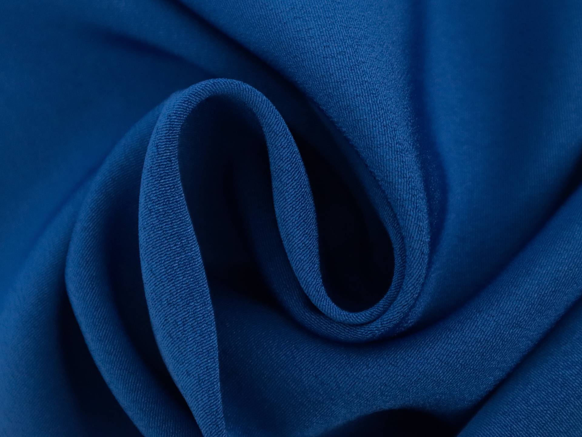 Japanese Marocain Crepe in Royal Blue