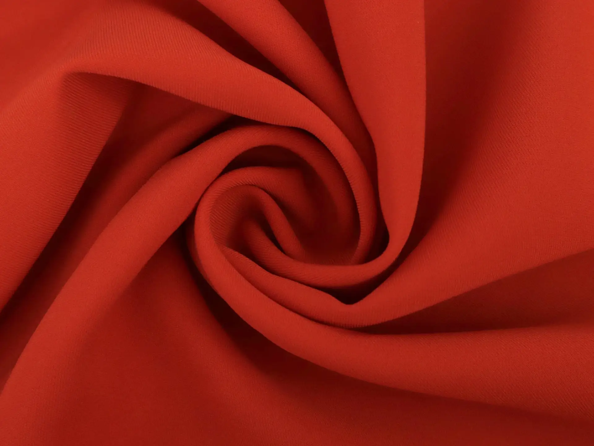 Triacetate Georgette in Tomato