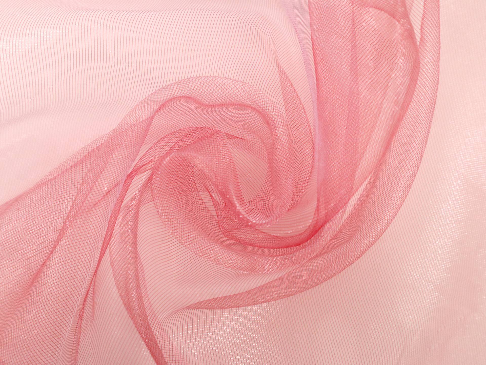 Iridescent Metallic Marquisette in Bubblegum