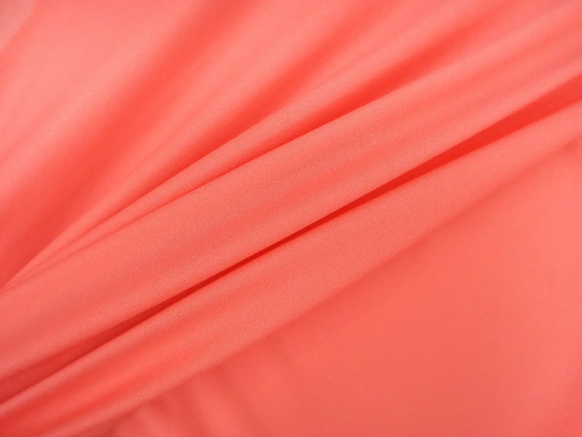 Polyester Knit Lining in Salmon