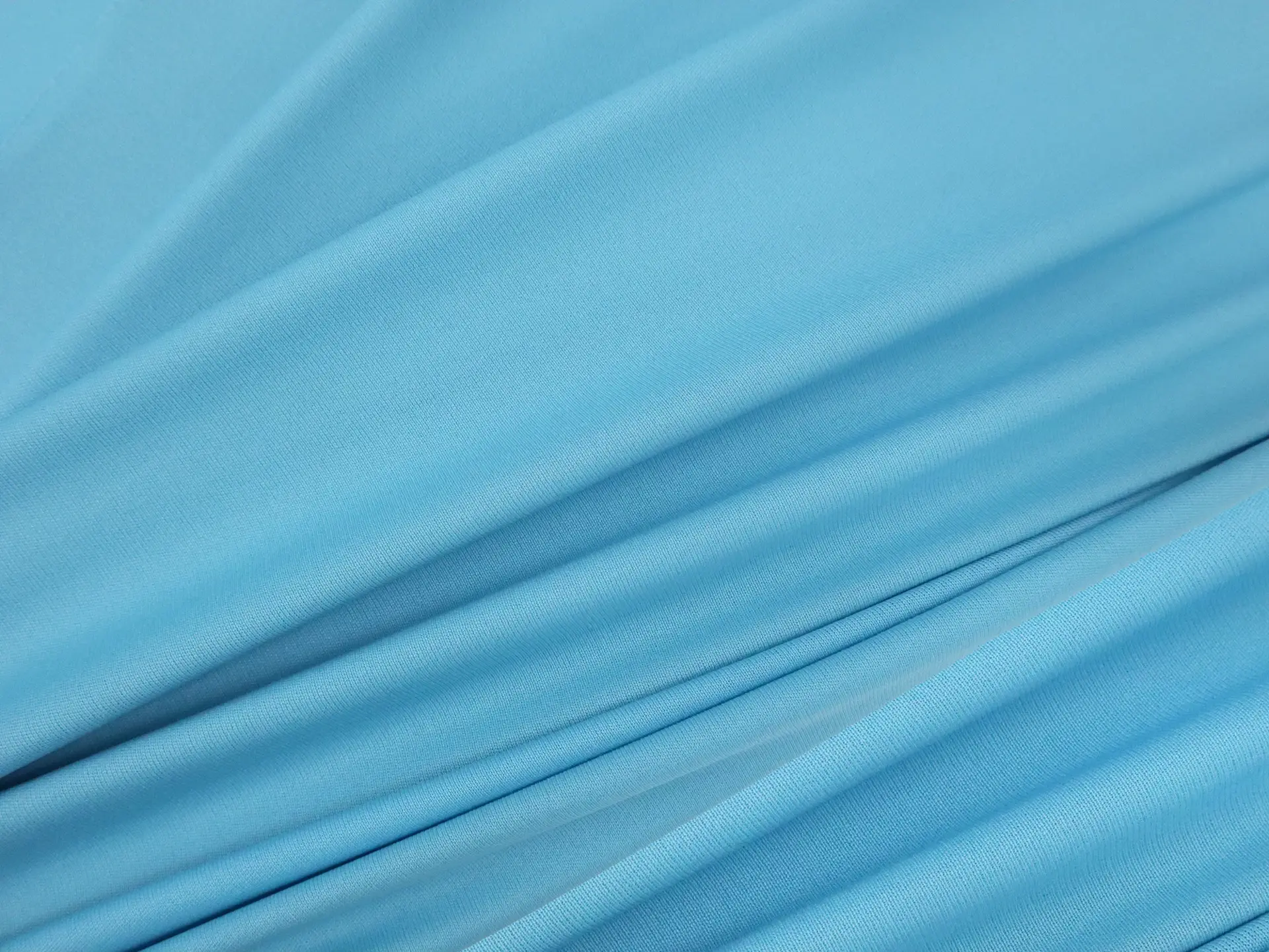 Polyester Knit Lining in Cerulean