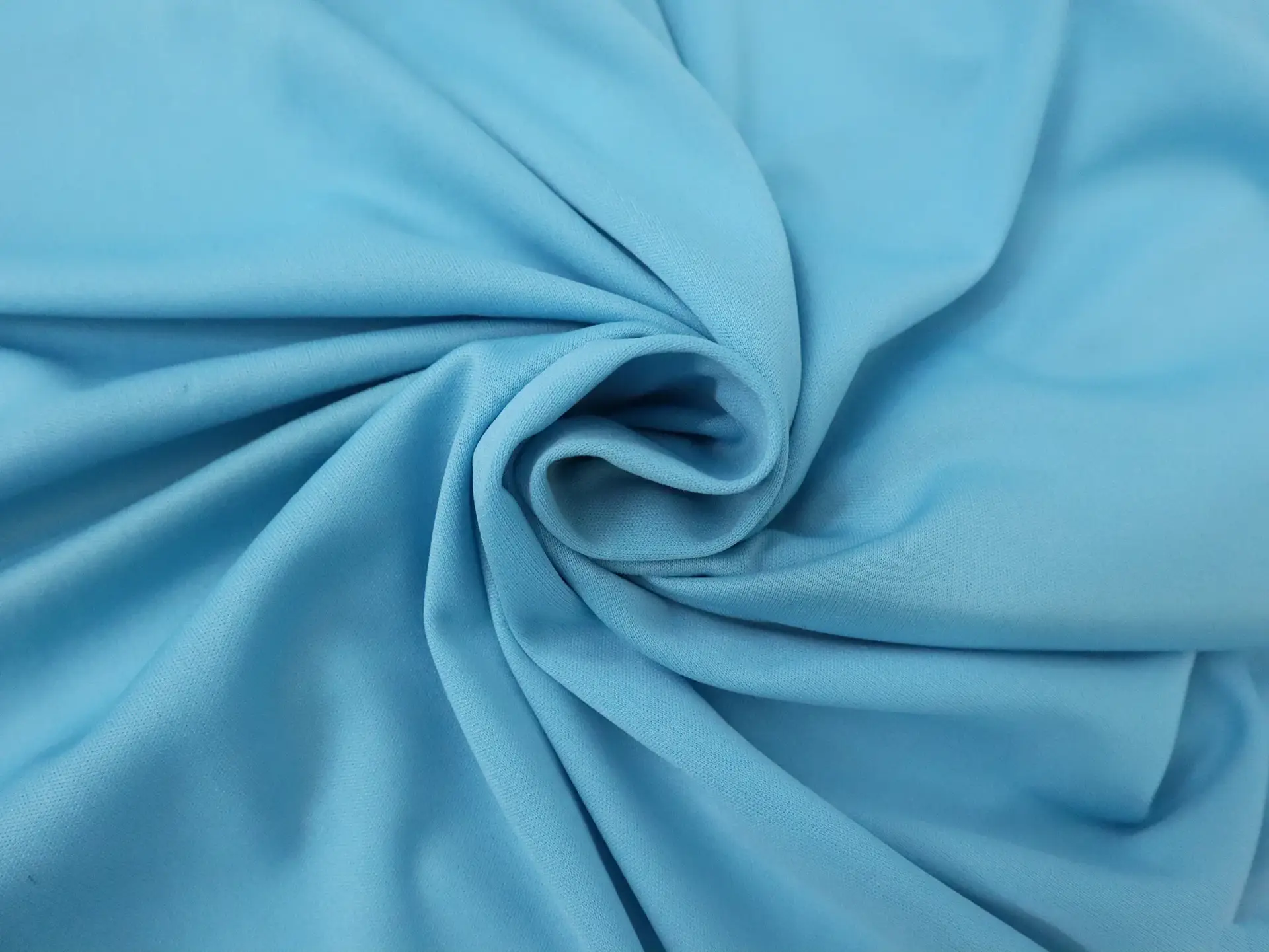 Polyester Knit Lining in Cerulean