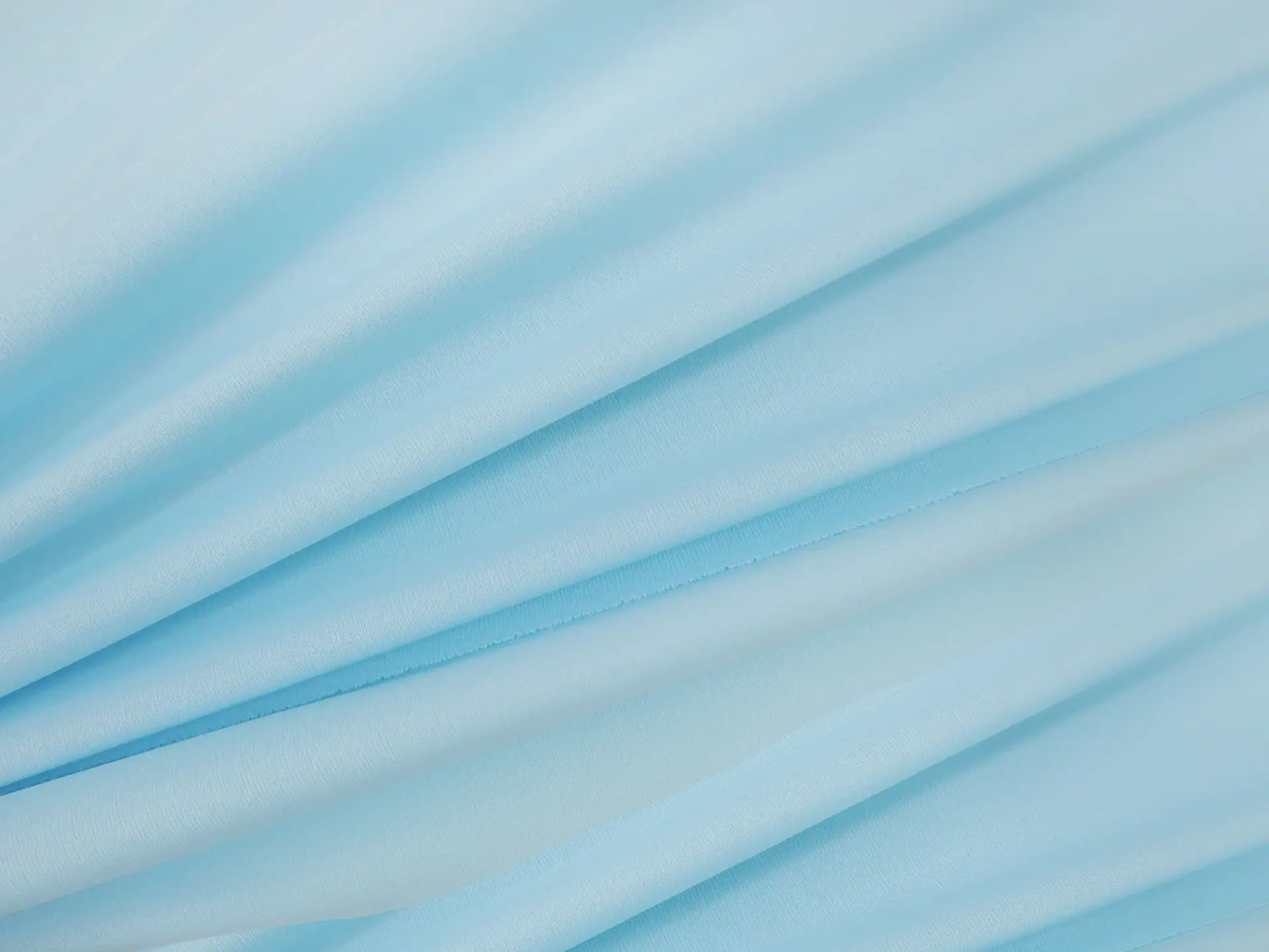 Polyester Knit Lining in Sky Blue