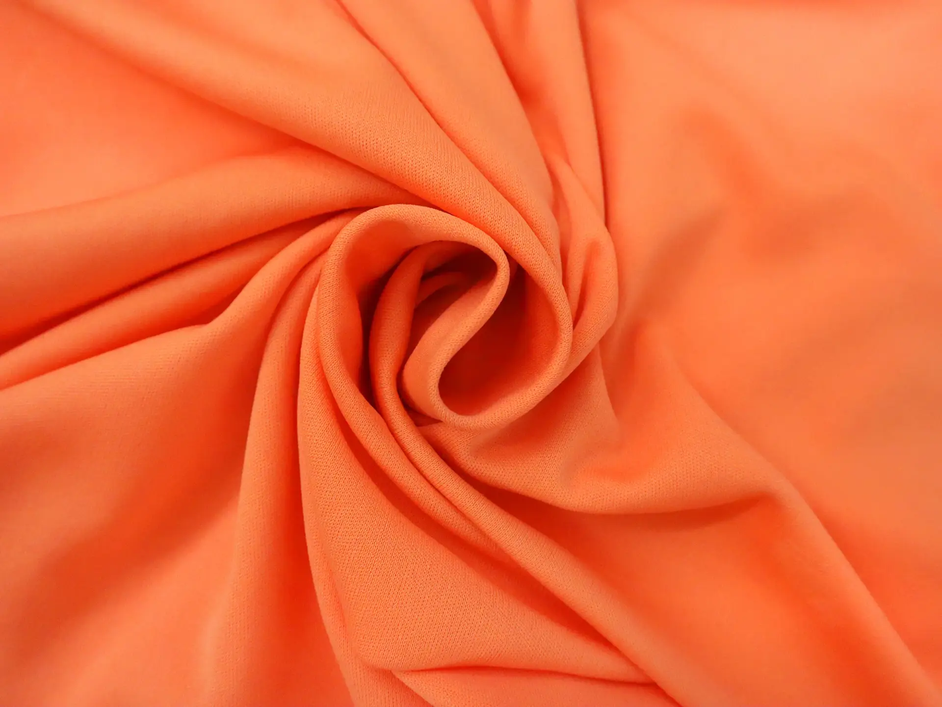 Polyester Knit Lining in Cantaloupe 
