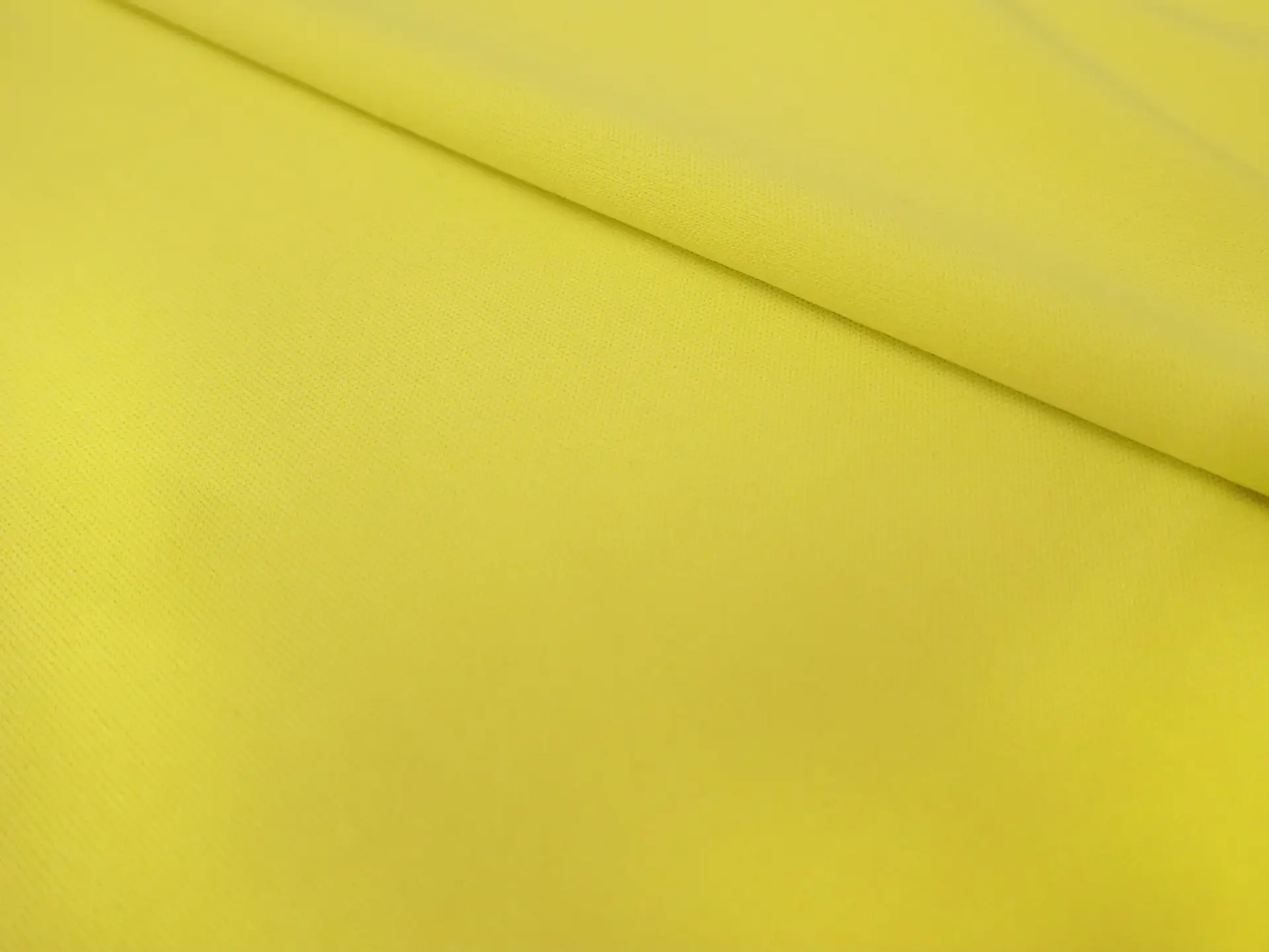 Polyester Knit Lining in Hot Yellow