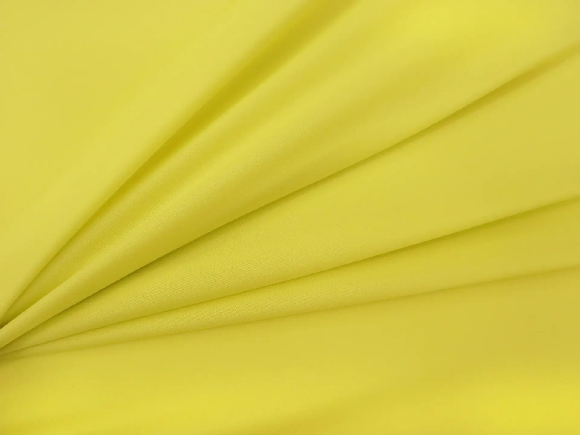 Polyester Knit Lining in Hot Yellow