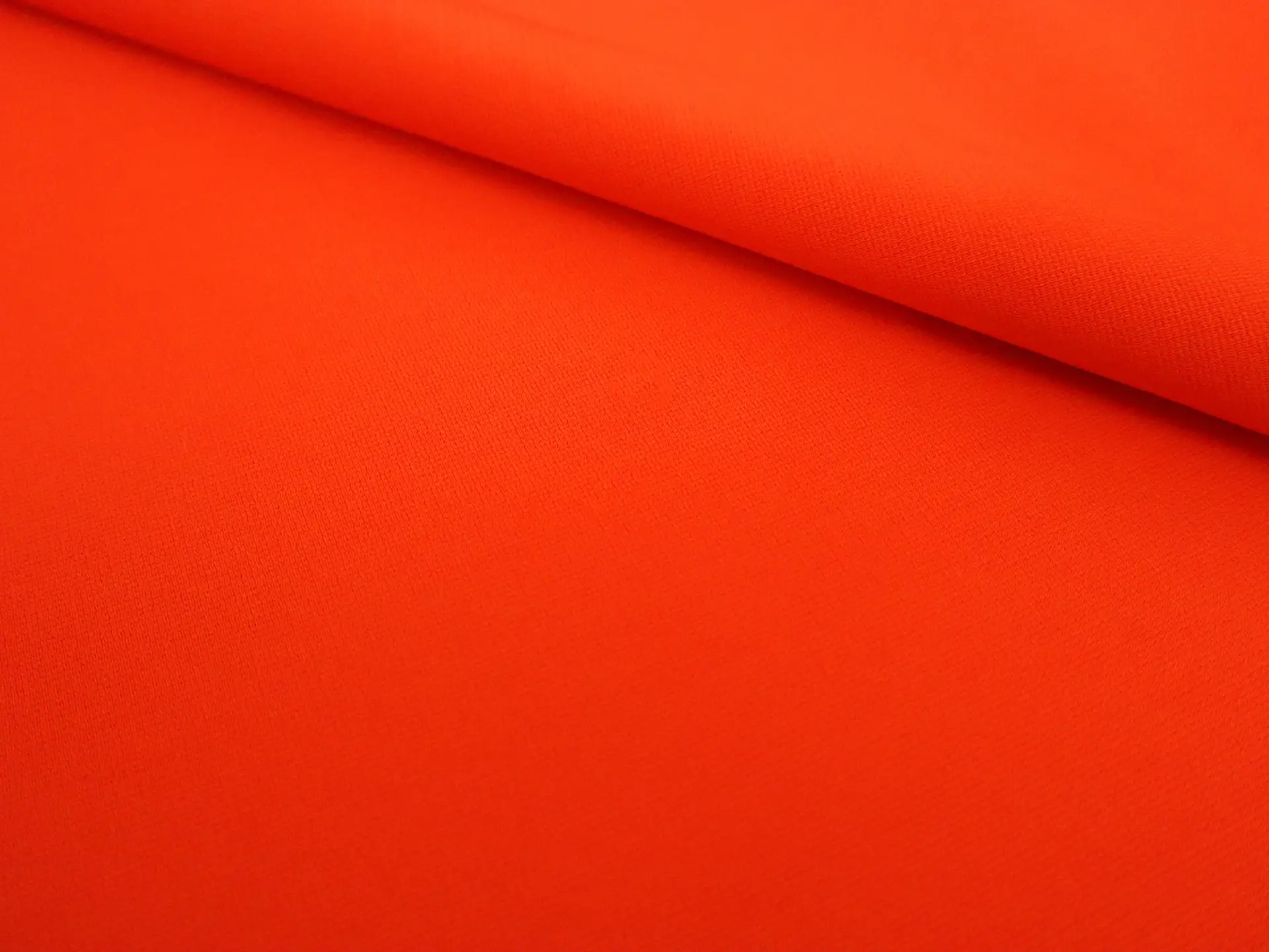 Italian Viscose Double Knit in Flame