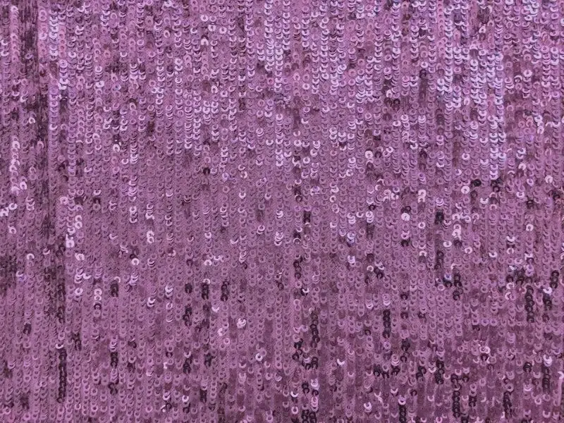 Fantasia Mini Sequins on Stretch Tulle in Purple