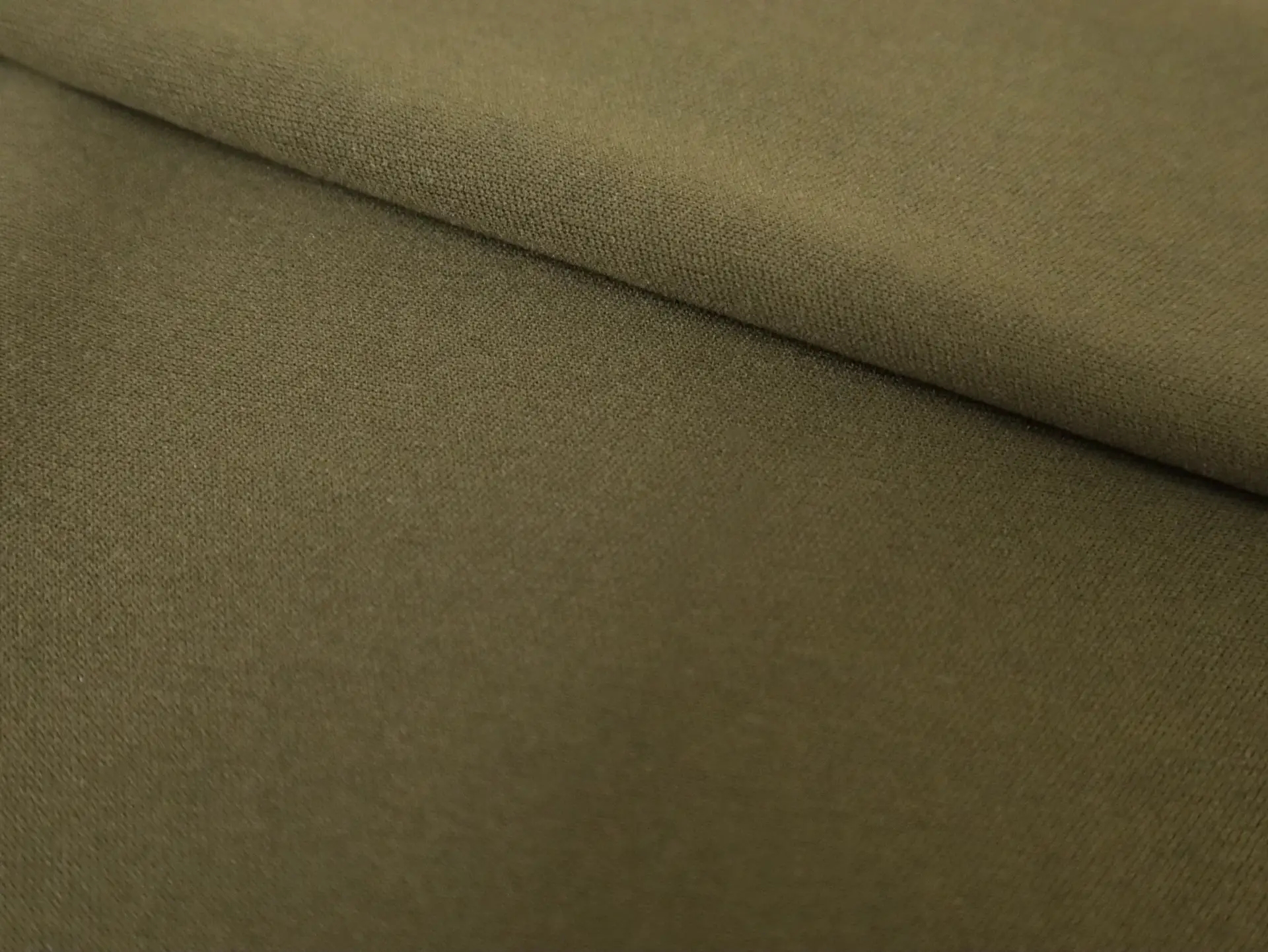 Polyester Knit Lining in Army Green