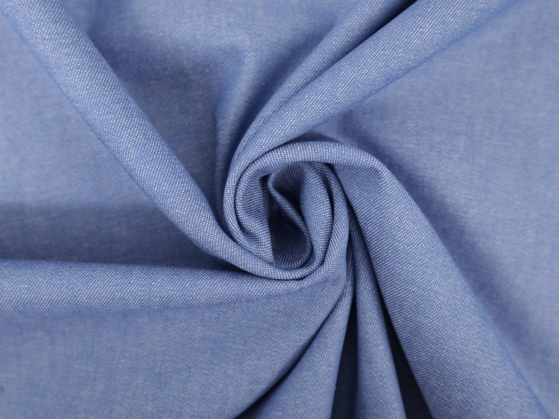 Soft Finish Cotton Denim in Blue