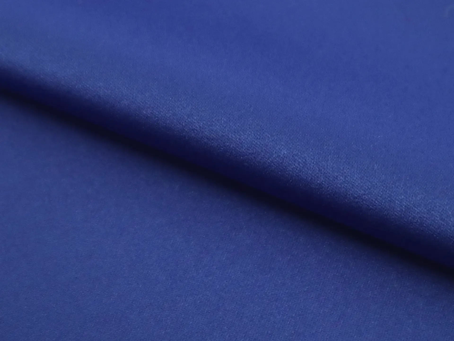 Glossy Polyester Satin in Royal Blue
