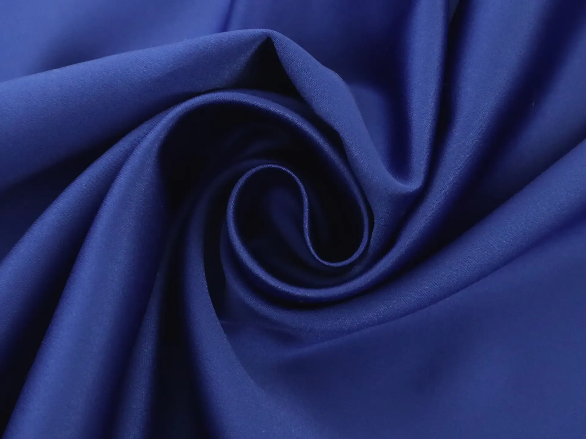 Glossy Polyester Satin in Royal Blue