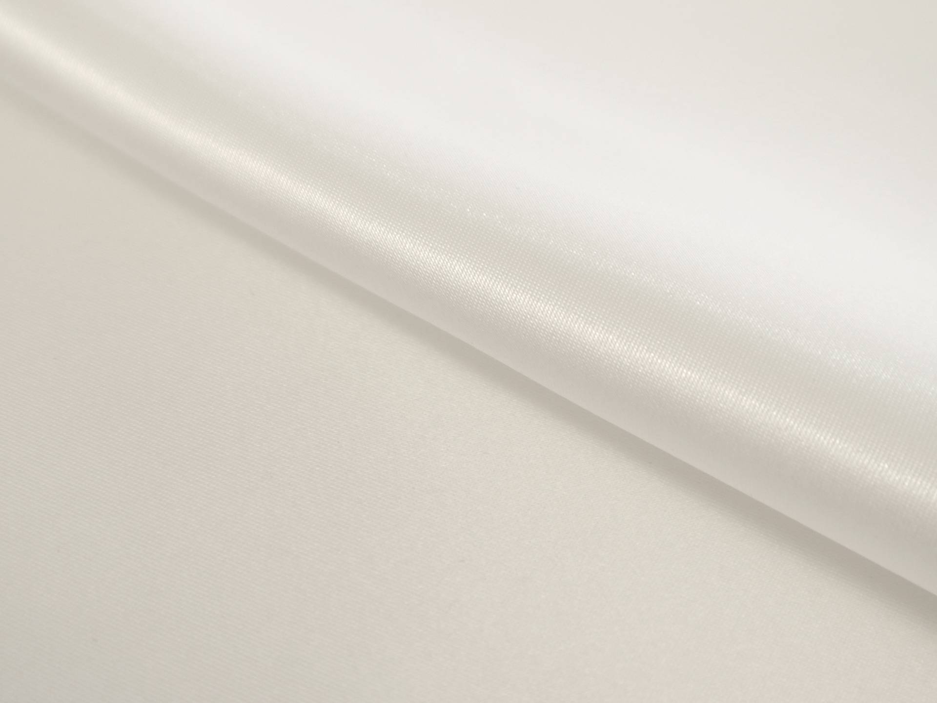 Polyester Satin in White