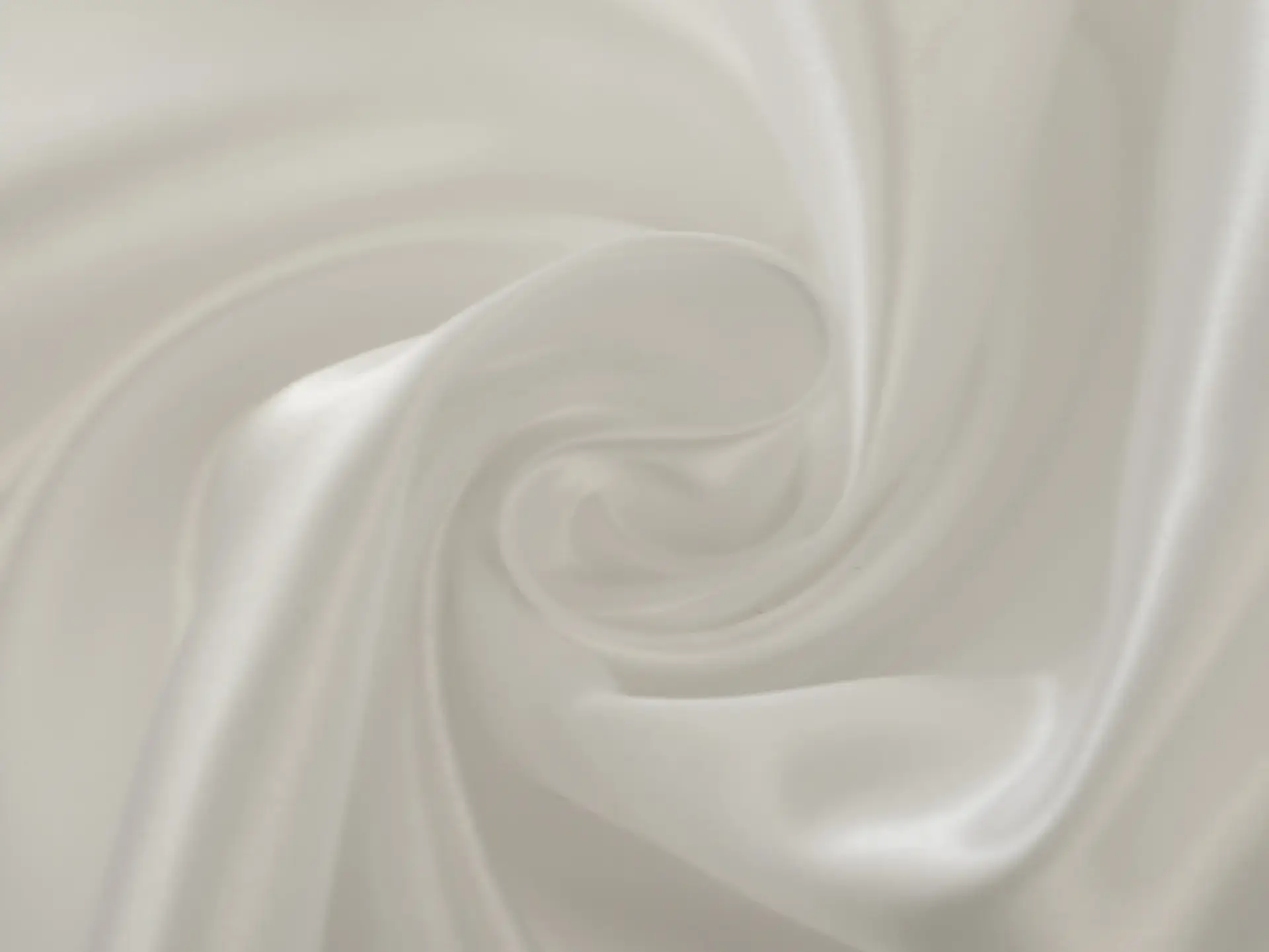 Polyester Satin in White