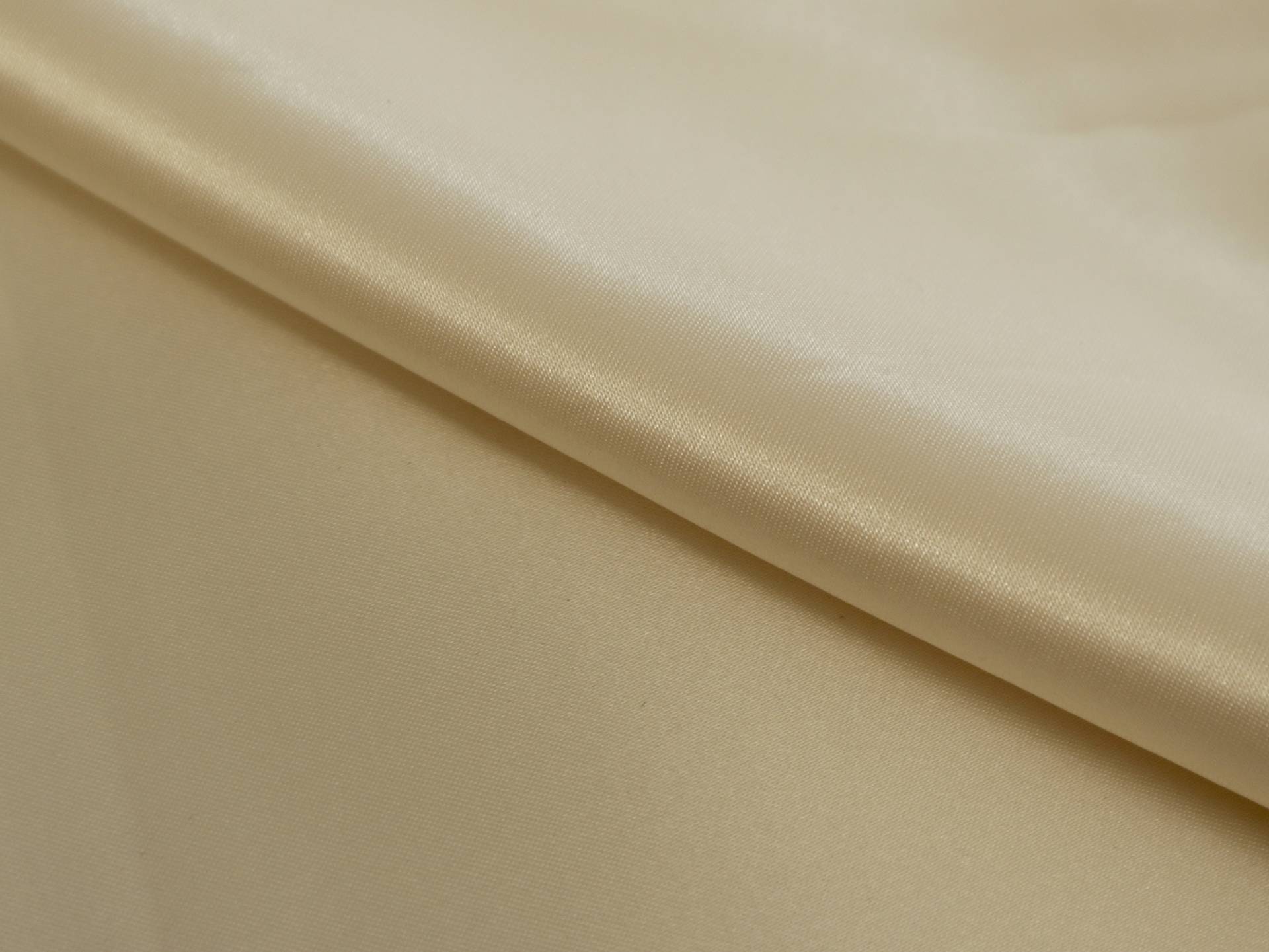 Polyester Satin in Oyster
