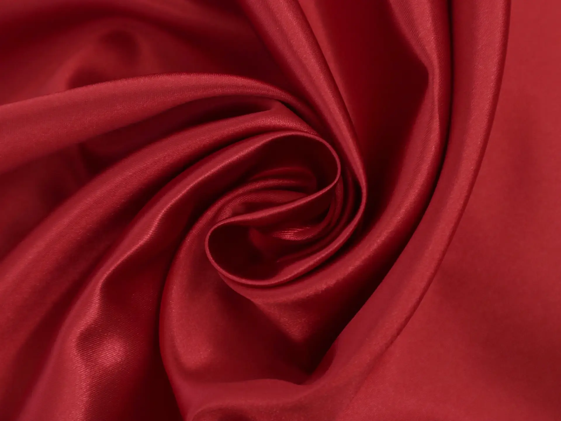Polyester Satin in Red