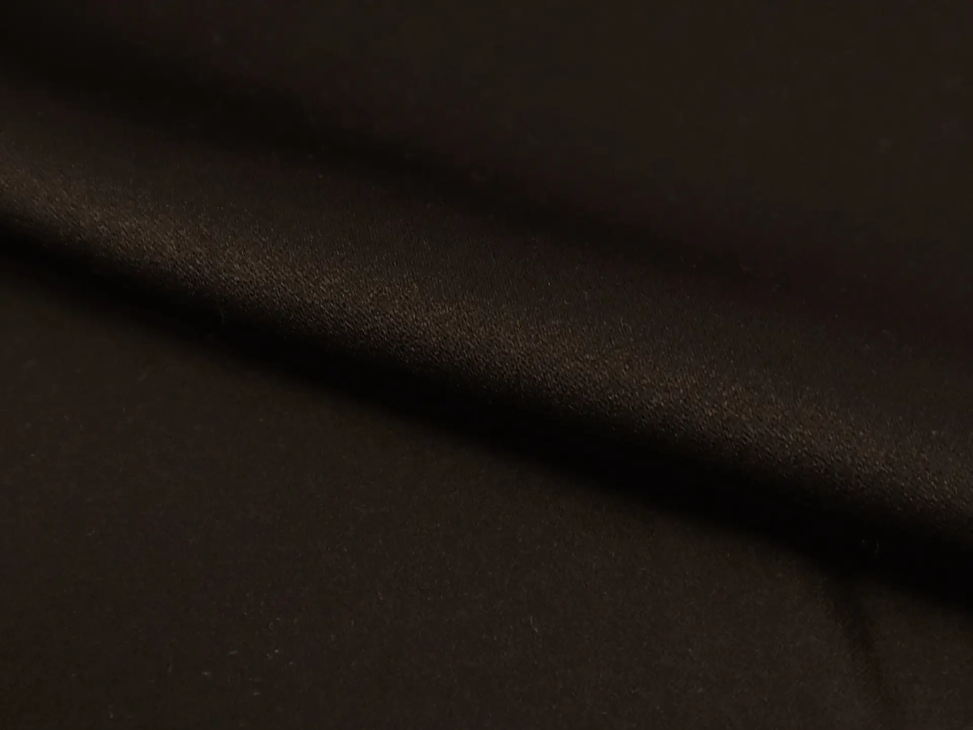 Matte Finish Polyester Satin in Espresso
