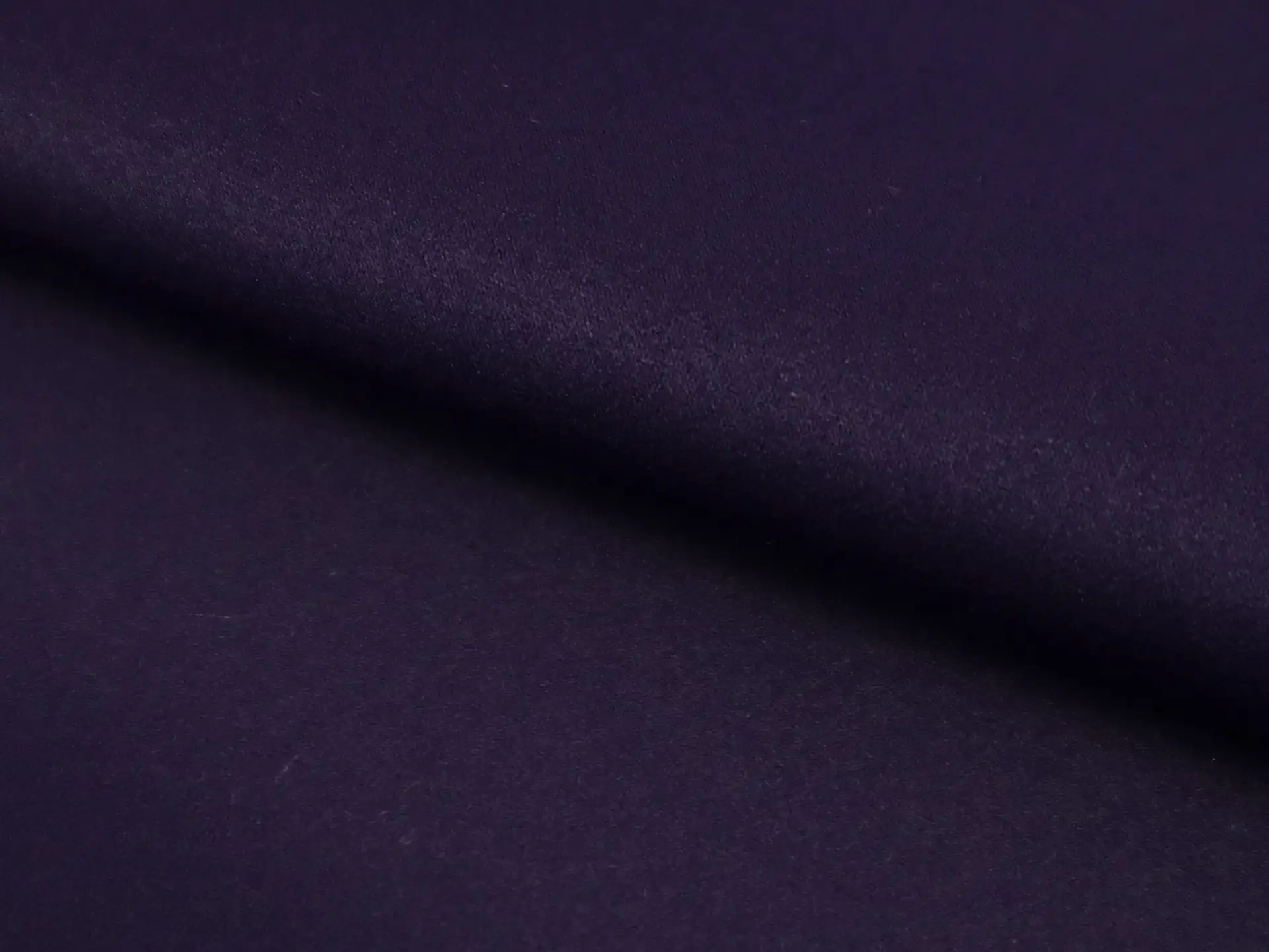Matte Finish Polyester Satin in Deep Purple
