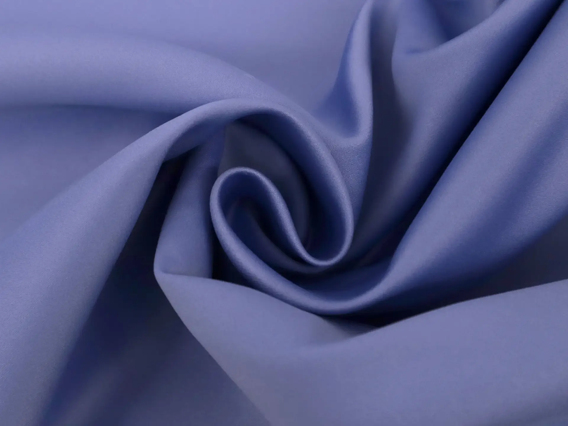 Matte Finish Polyester Satin in New Periwinkle