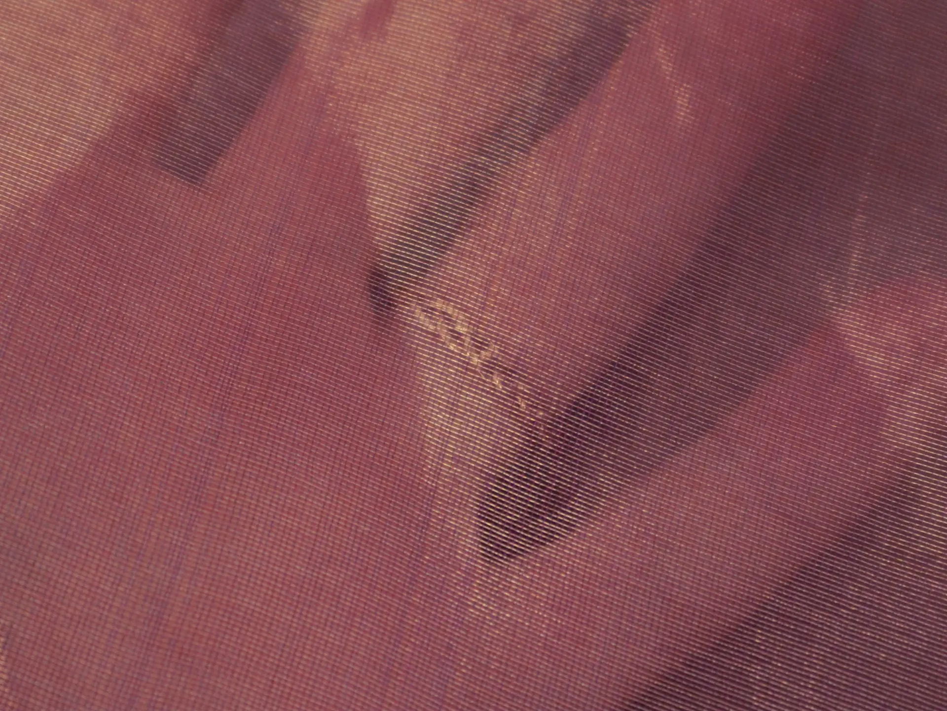 Metallic Silk Organza in Fuchsia and Gold