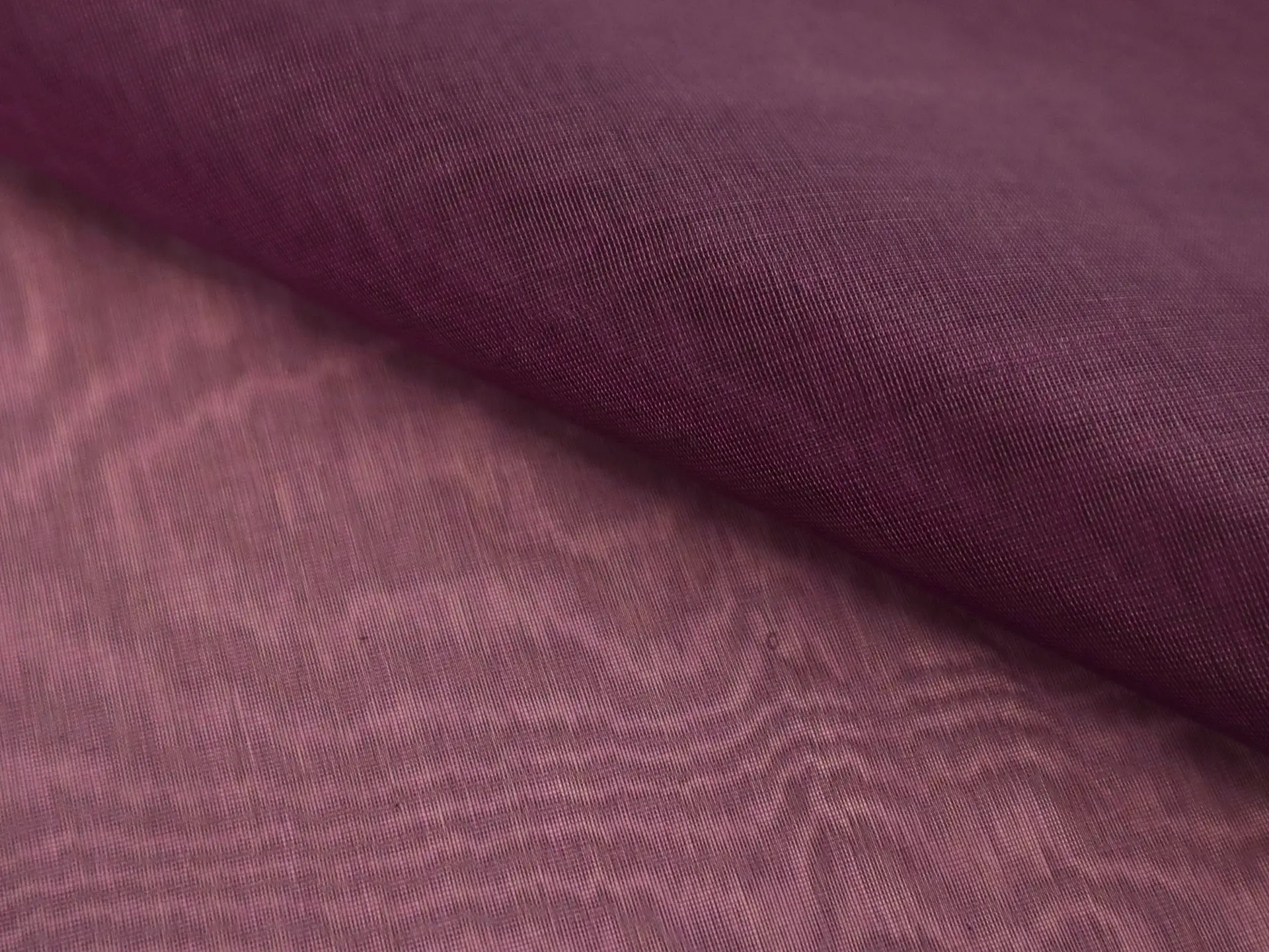 Metallic Silk Organza in Eggplant