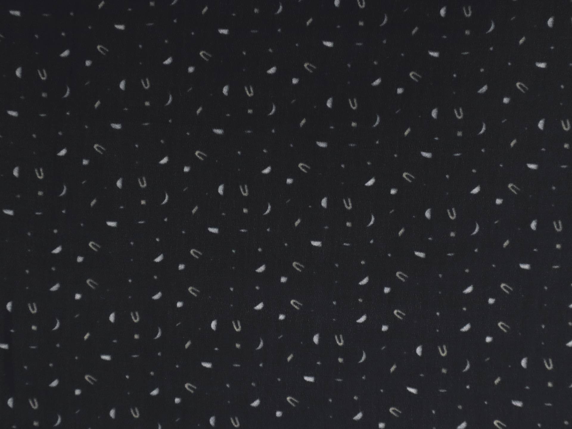 Printed Silk Double Georgette with Abstract Dot Pattern
