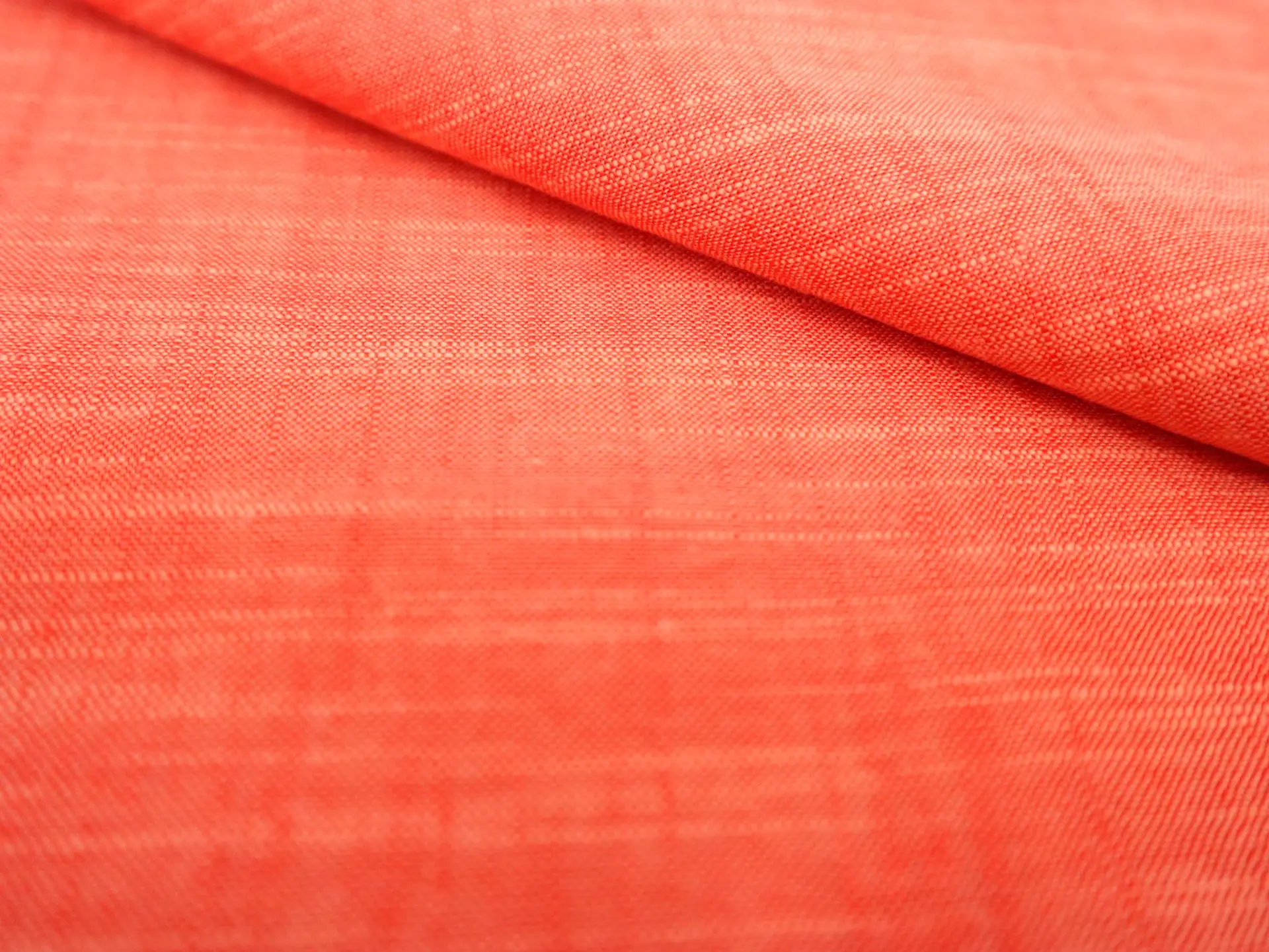 Textured Cotton in Poppy